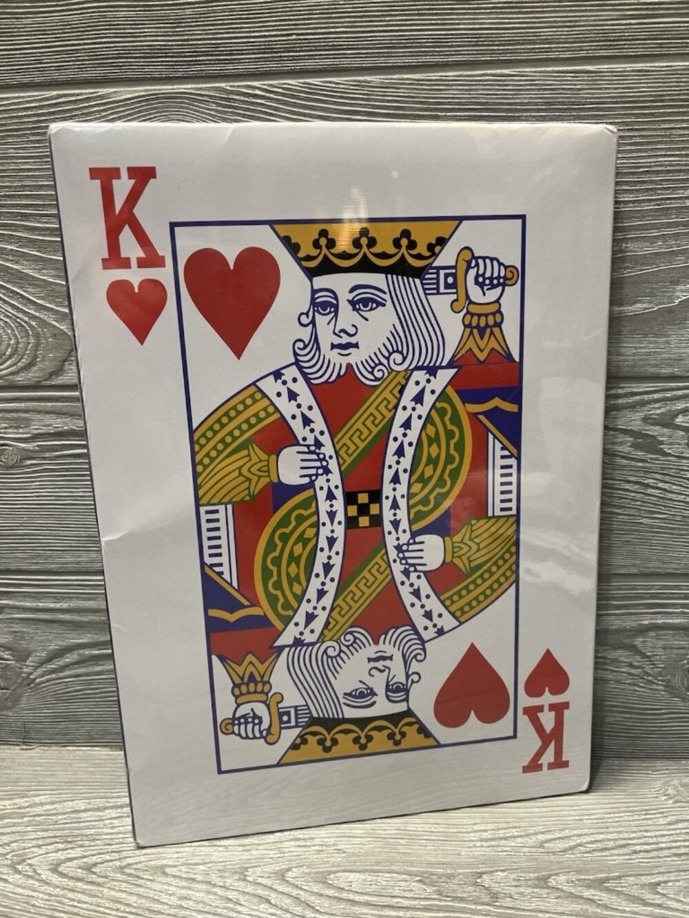 King Size Playing Cards 10.25” X 14.5” Gag Gift Family Game Night NEW